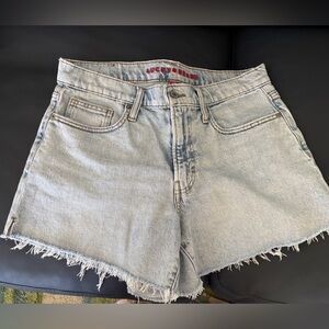 Lucky Brand Women's Faded Blue Jean Shorts